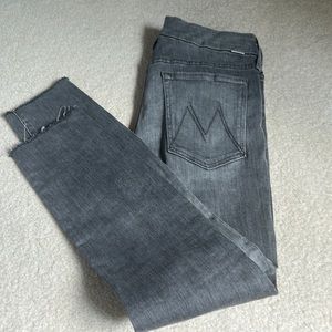 MOTHER JEANS, gray, pre-worn, great shape sz 30